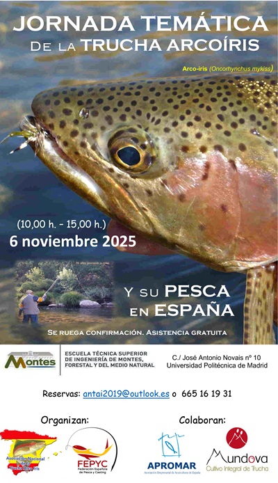 Jornada Temática de la Trucha Arcoíris y su Pesca en España