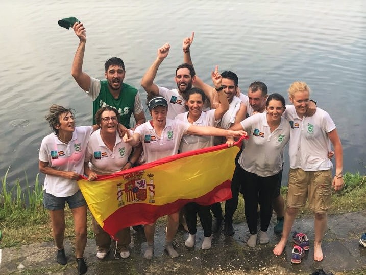 Campeonas de mundo en pesca agua dulce