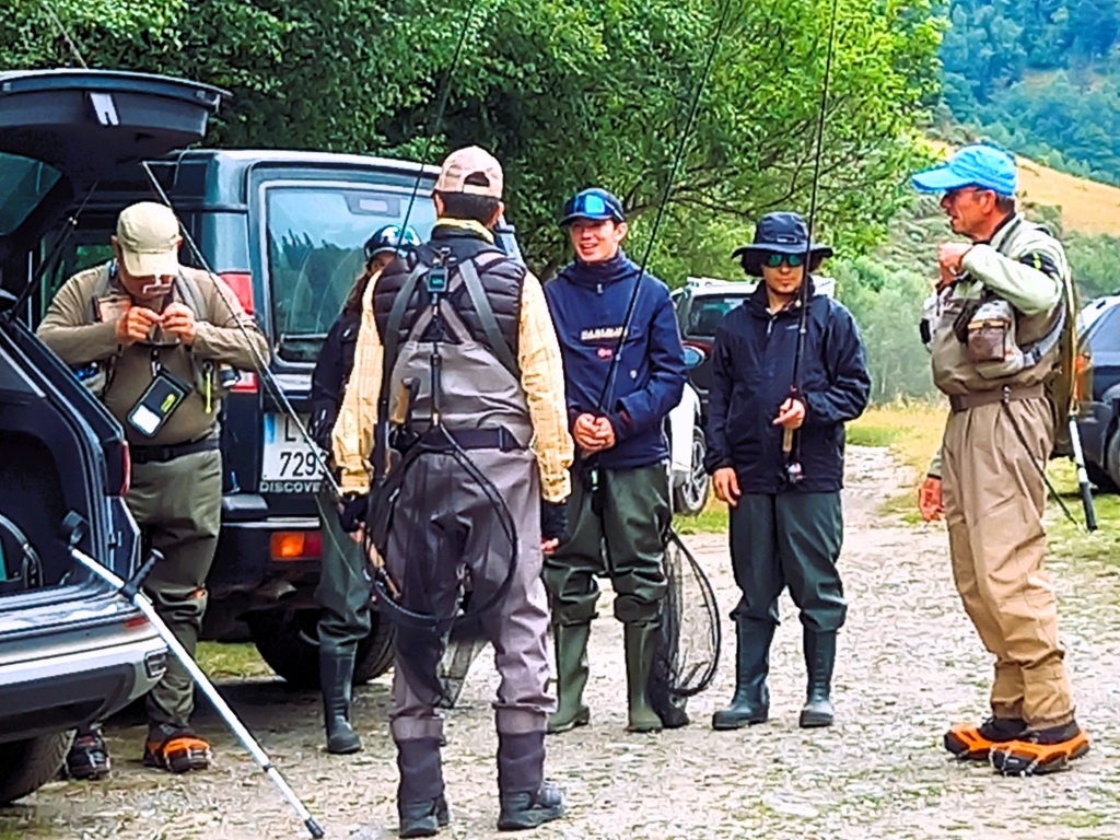 Demostración de pesca