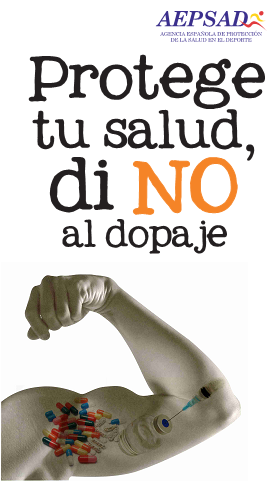 Protege tu salud, di NO al dopaje